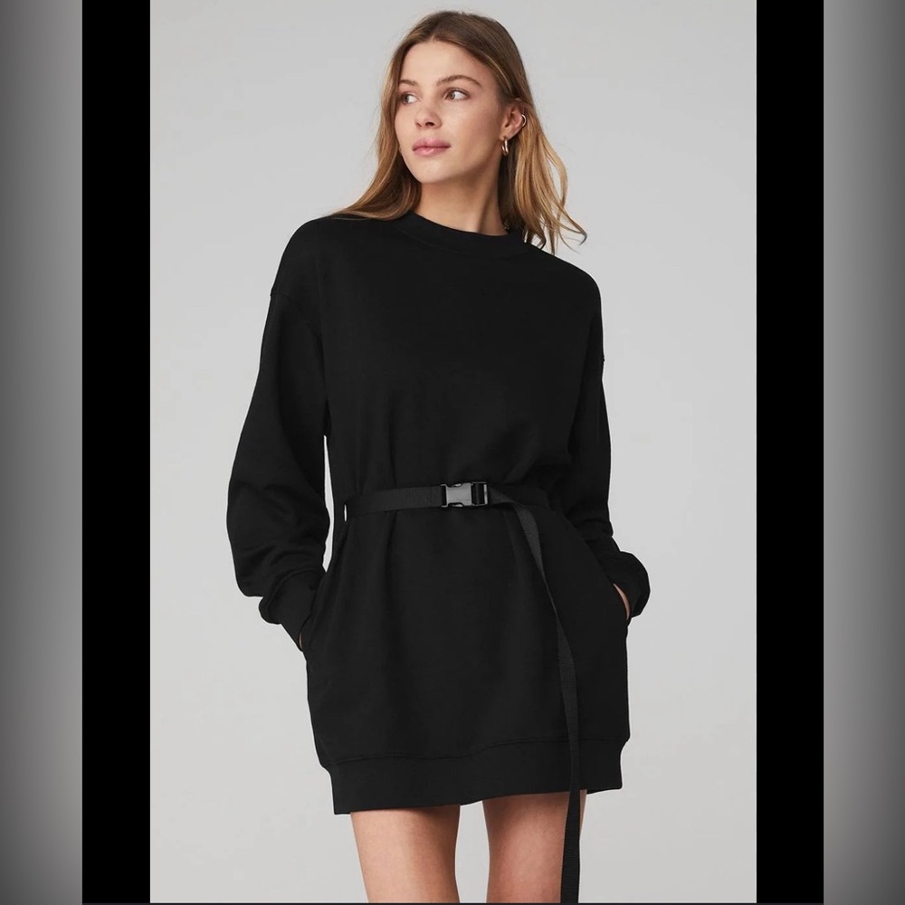 NWT Alo Cityscape Sweatshirt Dress
